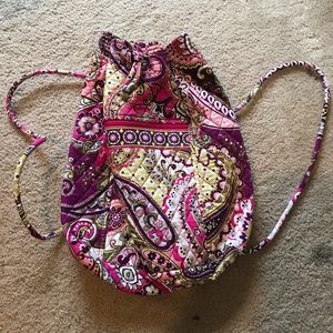 Vera bradley drawstring bag